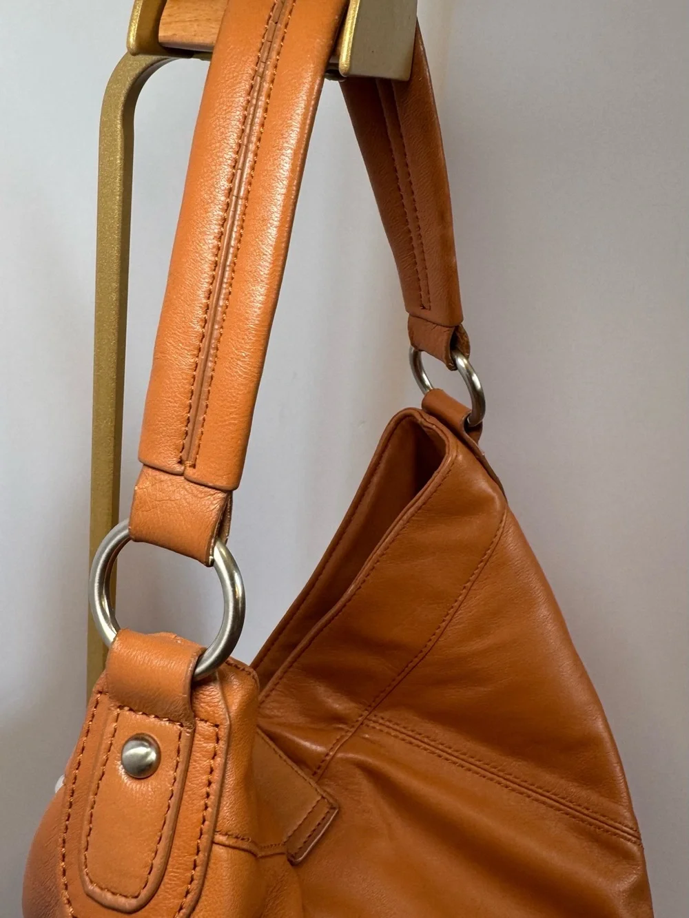 BEAUTIFUL Vintage Coldwater Creek Buttery Soft Leather Hobo Shoulder Bag